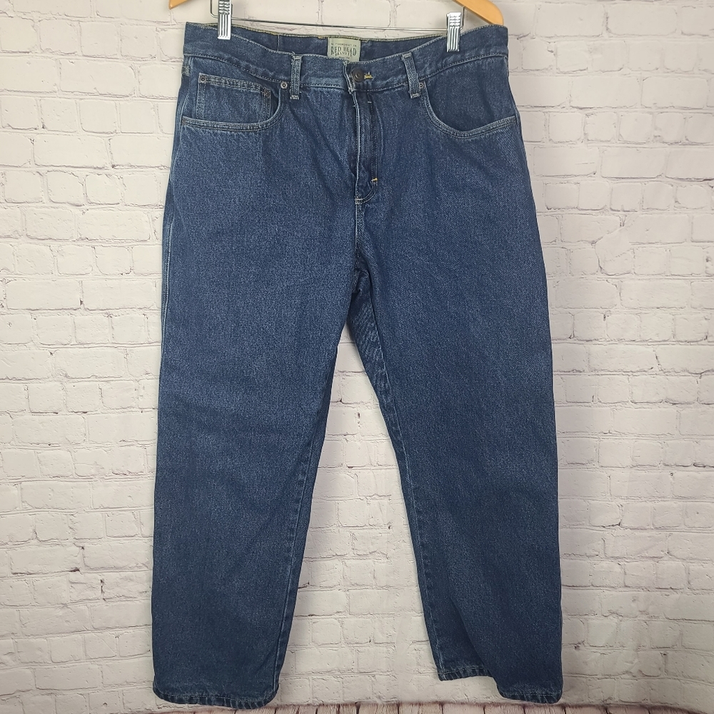 RED HEAD. Flannel Lined Jeans. Sz 36X30.